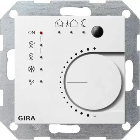 Gira Stetigregler Tasterschnittst. 4f KNX System 55 Reinweiß [210003], 2100 03