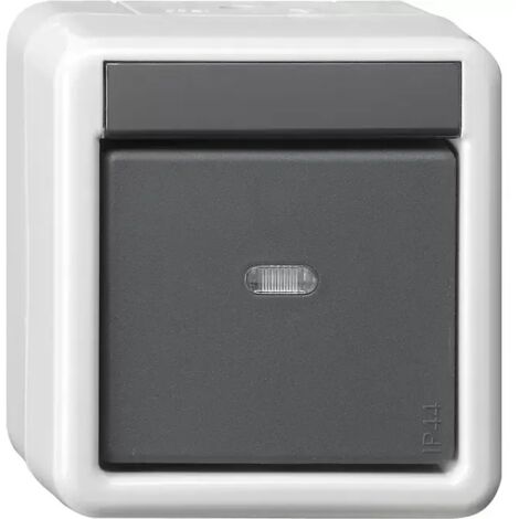 Gira Taster 515230 KNX/EIB 1fach BA WG AP 2 LED gr