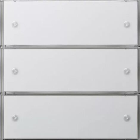 Gira Tastsens.3 Komfort 3f KNX Flächenschalter Reinweiß [2033112], 2033 112
