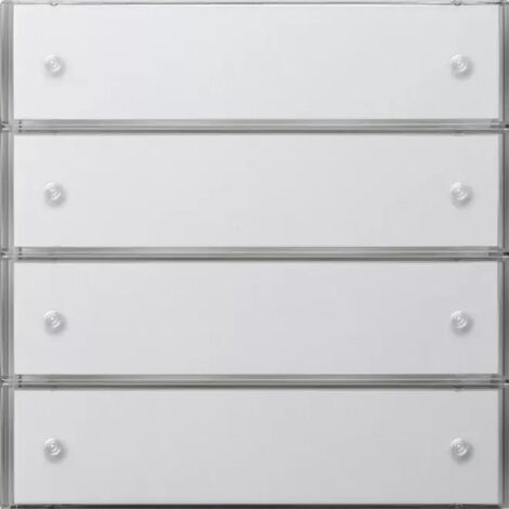 Gira Tastsens.3 Komfort 4f KNX Flächenschalter Reinweiß 2034112
