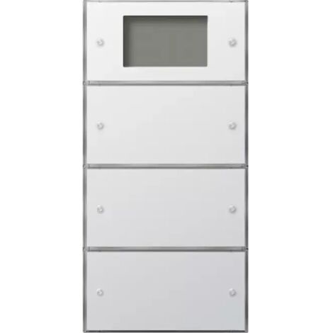 Gira Tastsens.3 Plus 3f (1+2) KNX Flächenschalter Reinweiß 2043112