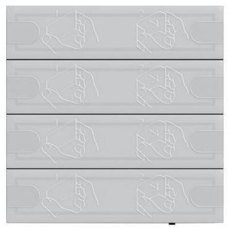Gira Tastsens.4.95 Komfort 4f OneKNX Anthrazit 5004028