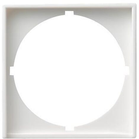 Gira Telaio adattatore rotondo 50 x 50 mm System 55 Bianco puro [028103], 0281 03