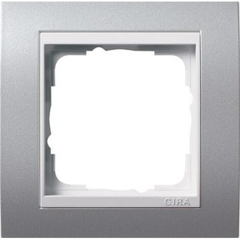 Gira Telaio di copertura 1f Anello interm. BP Gira Event F Alluminio [0211326], 0211 326