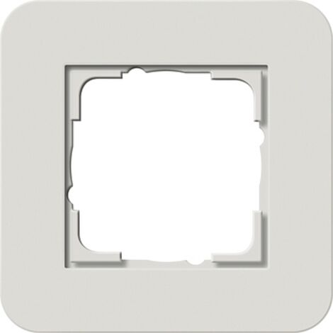 Gira Telaio di copertura 1f Gira E3 Grigio chiaro/Bianco puro [0211411], 0211 411