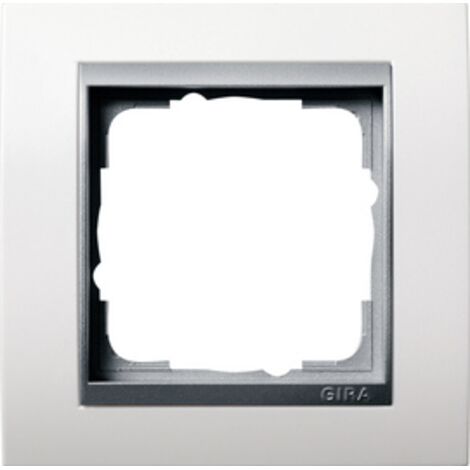 Gira Telaio di copertura 1f Interm. F Alu Gira Event Bianco puro [0211806], 0211 806