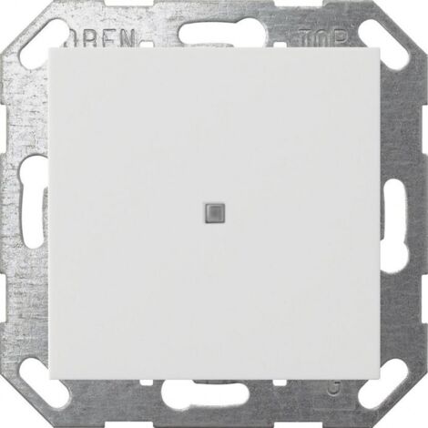 Gira Touche Bouton-poussoir 1f OneKNX System 55 Blanc pur m [517127], 5171 27