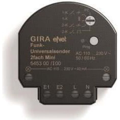 Gira Trasmettitore Uni radio 2f Mini Gira eNet [545300], 5453 00