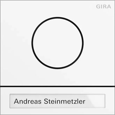 Gira Türstationsmod. System 106 Verkehrsweiß(lack.) [5565902], 5565 902
