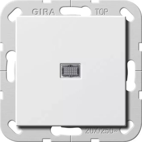 Gira Wipp-Kontroll BS 20 AX Aus 2-p System 55 Reinweiß [283403], 2834 03
