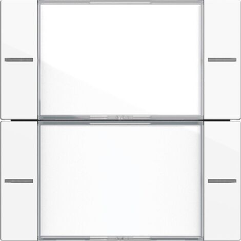 Gira Wippenset 2f BSF Tastsens.4 System 55 Klar/Reinweiß 577203