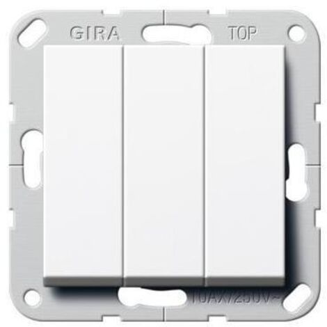 Gira Wipptaster-Modul reinweiß 3S UP IP20 System 55 284403