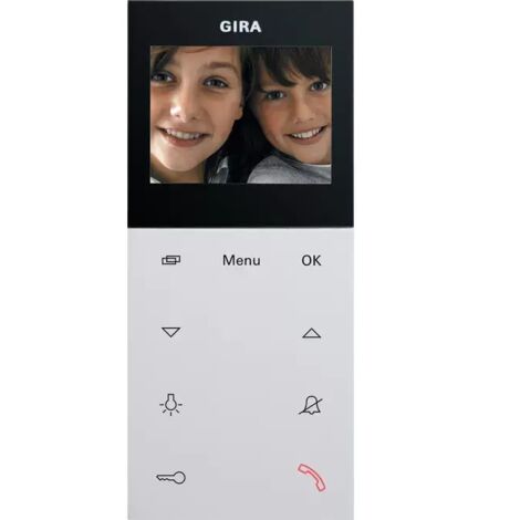 Gira Wohnungsstation Video AP Plus System 55 Reinweiß m 123927