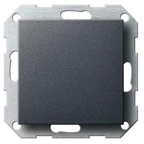 Gira Zentralplatte Blindabd anthrazit System 55 026828 Schraubbef