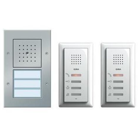 Gira ZFH-Paket Audio Türko F Alu [049544], 0495 44