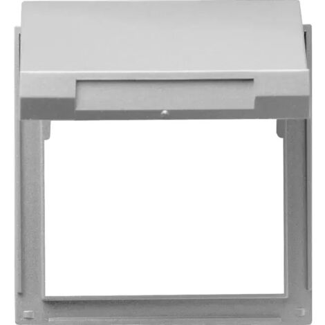 Gira Zwischenplatte alu m.Klappd., TX44 065465