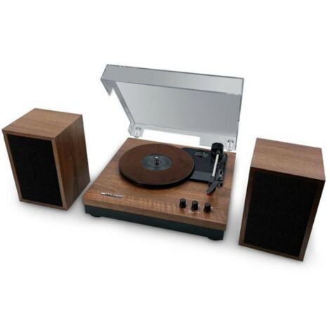 Giradischi Stereo In Vinile A 3 Velocità 33/45 / 78t Con Bluetooth - Mt201dg