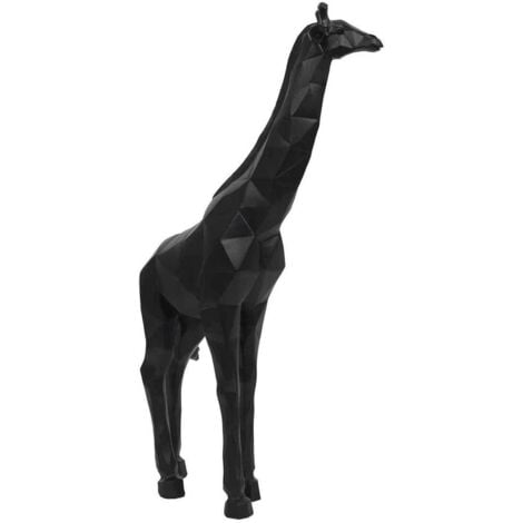MOBILIBRICO Girafe Origami Noir H40cm