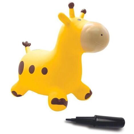 Girafe sauteuse gonflable