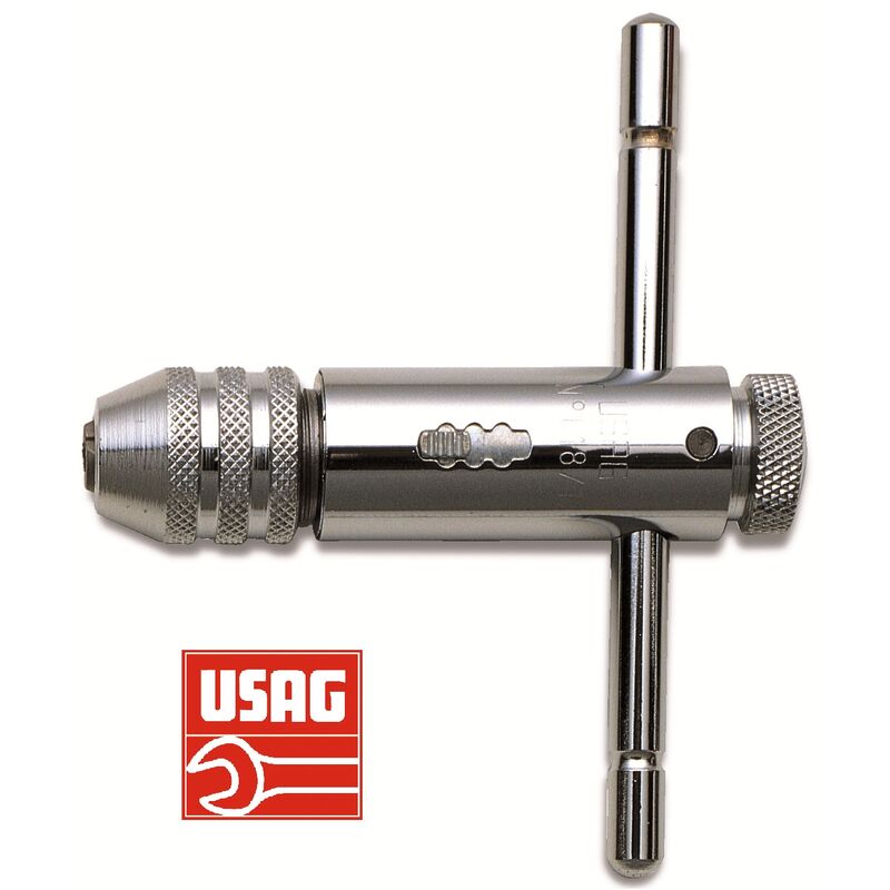Image of 618 giramaschi a cricchetto reversibile maschiare clés tap llaves wrenches 1 - Usag