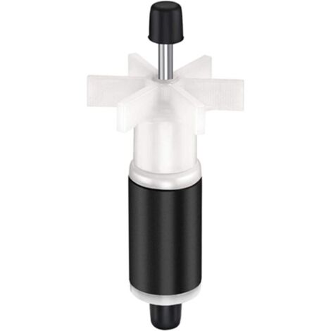 Girante di ricambio per pompa dell'acqua, girante di ricambio per filtro rotore per acquario, filtro per pompa da laghetto - Nero