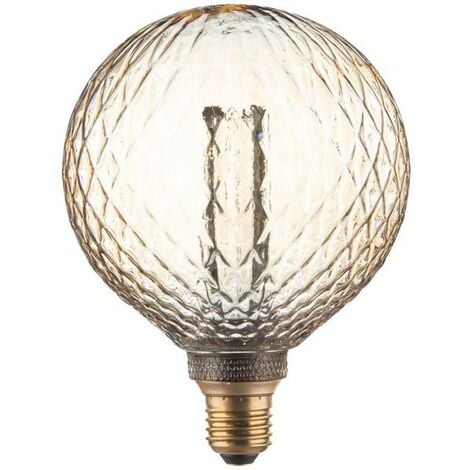 GIRARD SUDRON - Led globe filament strié e27 3.5w ambrée 1800k 120lm dimable