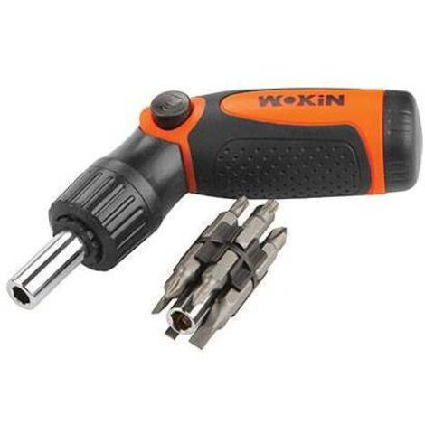 GIRAVITE A CRICCHETTO 14 IN 1 206314 WOKIN - TA 5/6/7 PH 1/2/3 T 10/15/20 HEX 4/5/6 - 2 pezzi