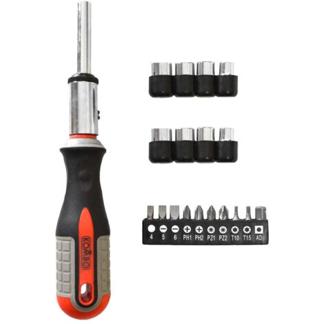 Giravite a Cricchetto con Set 22 Punte Standard Phillips