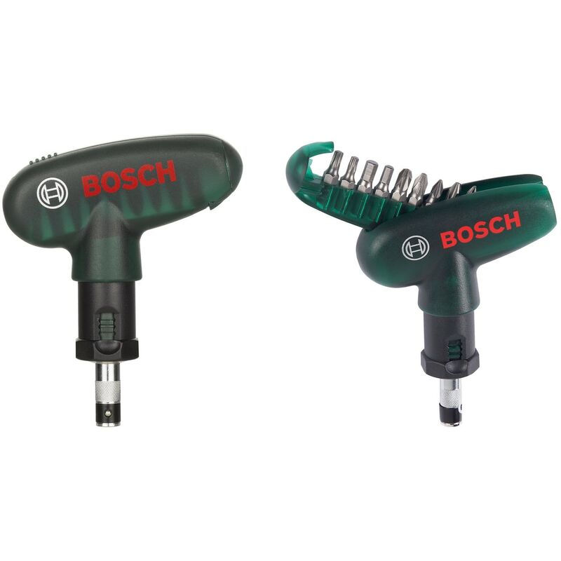 Giravite a Cricchetto con Set inserti Bosch 10 Pz