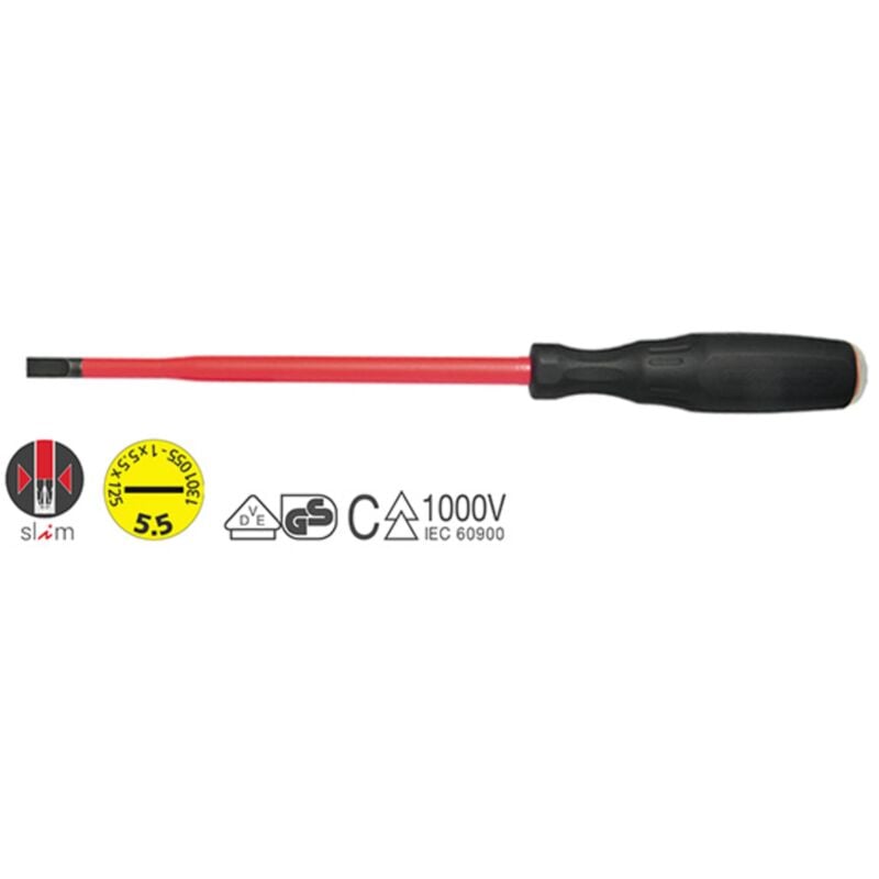 Giravite per viti con testa ad intaglio Intercable 1X4,5X125 1301045