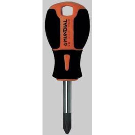 Giravite tipo corto per viti a croce phillips mundial ph 2 mm 6,0x38