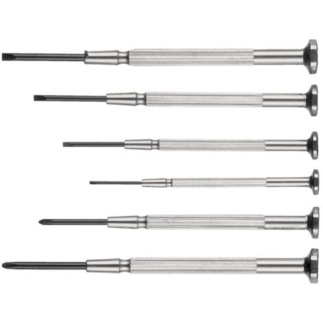 Giraviti Cacciaviti di Precisione 4 Taglio 2 Croce Philips Set da 6 Pz Masidef