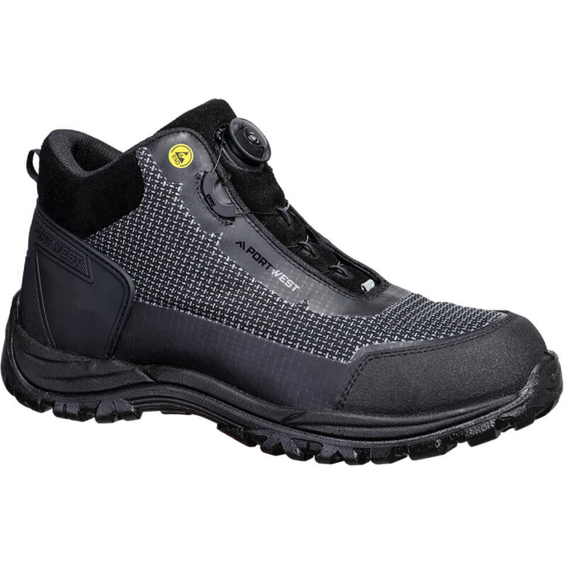 Girder composite mid boot s3s esd sr fo - taille 43 - noir/gris Portwest