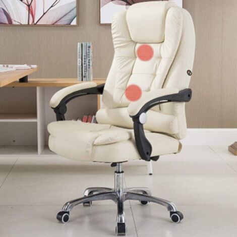 Girevery Office Chair Game Playpied Puripy White White Shipping