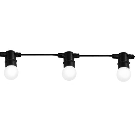 Girlanda esterna 6,2m 10xE27 36V 3000K opale Polux