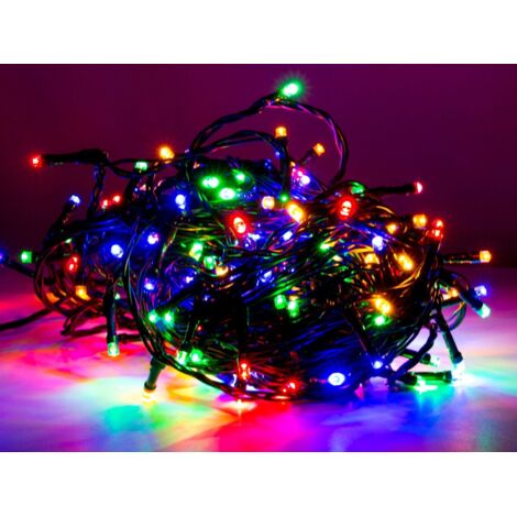 Girlande ofmulticoloured led lights