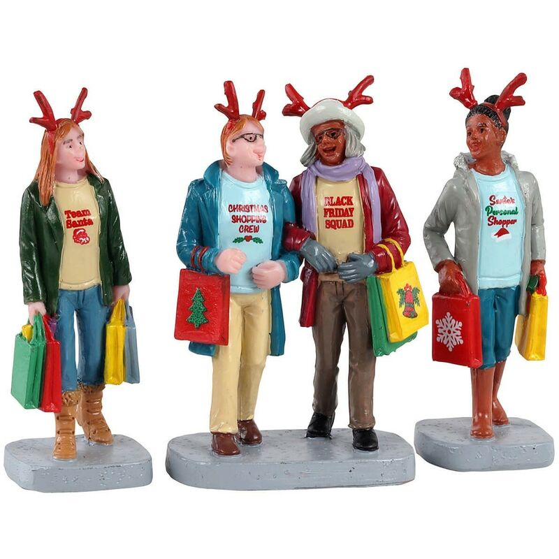 Shopping de noël pour filles