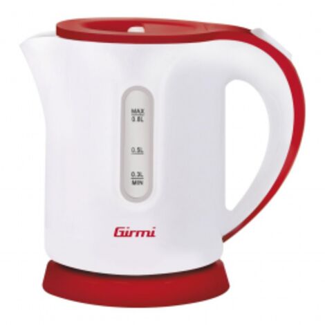 Girmi BL10 Bollitore Elettrico 0,8 L Rosso Bianco 1100 W
