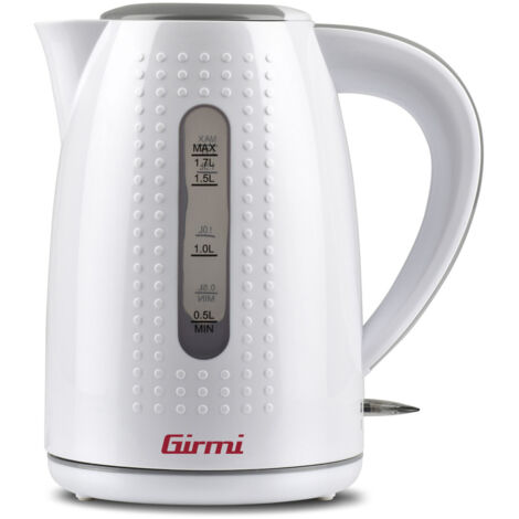 Girmi BL2201 Bollitore Elettrico 1,7 L 2200 W Grigio Bianco