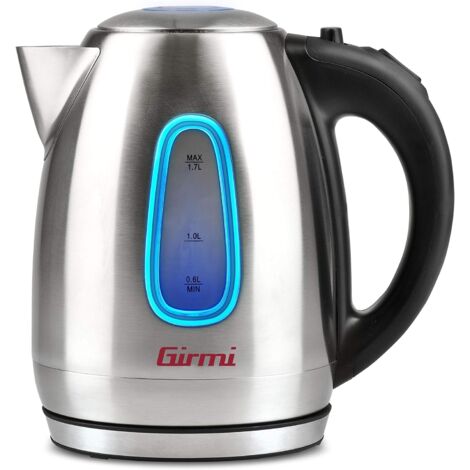 Girmi BL30 Bollitore Elettrico 1,7 L Acciaio Inossidabile 2200 W