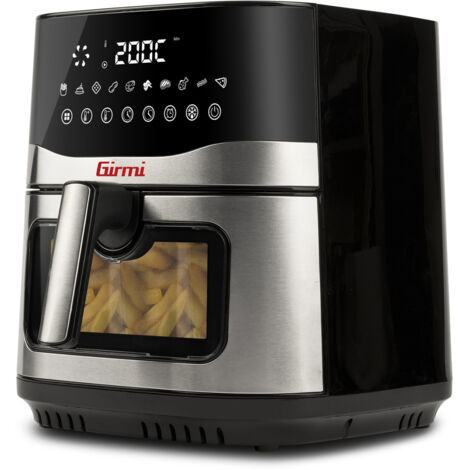 Girmi FG90 Ecofrit Premium Friggitrice ad Aria 9L 2200W con 10 Programmi
