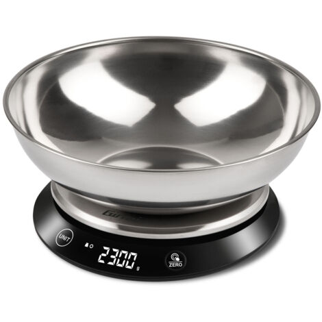 Girmi PS8400 Bilancia da Cucina Digitale con Ciotola Acciaio Inox