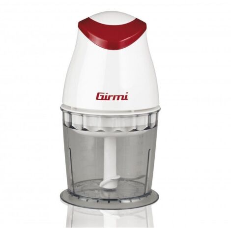 Girmi TR01 BIANCO Tritaverdure Elettrico 0.5L 350W Rosso Trasparente Bianco