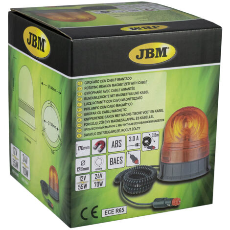 Girofaro con cable imantado H1 12V-55W JBM 51960