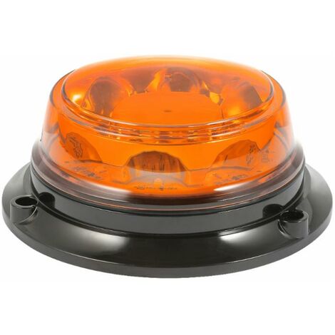 Girofaro led base piana h 61mm L 145mm macchina agricola semovente 12-24V 55401