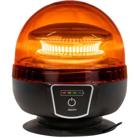Girofaro LED de base magnética a batería  JBM54173