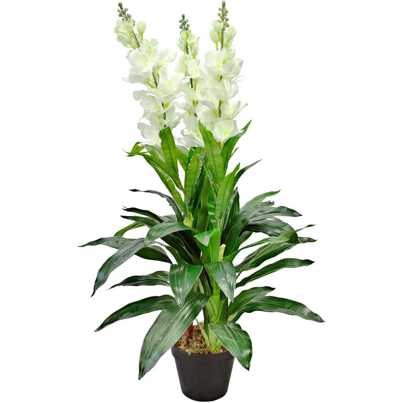 Decovego - Giroflée Matthiola Plante Artificielle Artificiel avec Floraisons 100cm