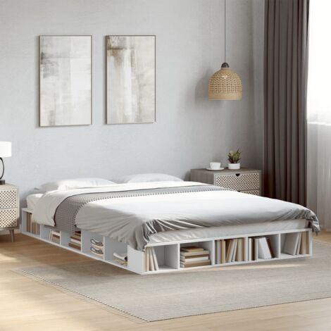 Giroletto Bianco 150x200 cm in Legno Multistrato vidaXL