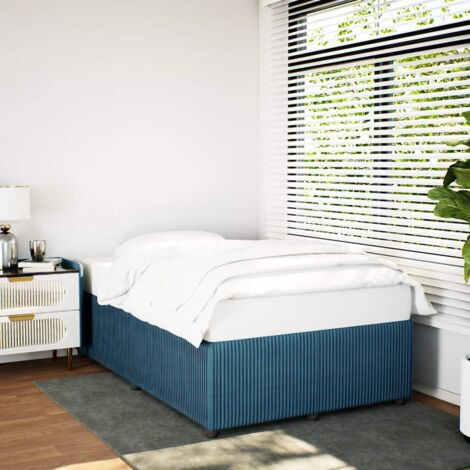 Giroletto Blu 120x190 cm in Velluto vidaXL