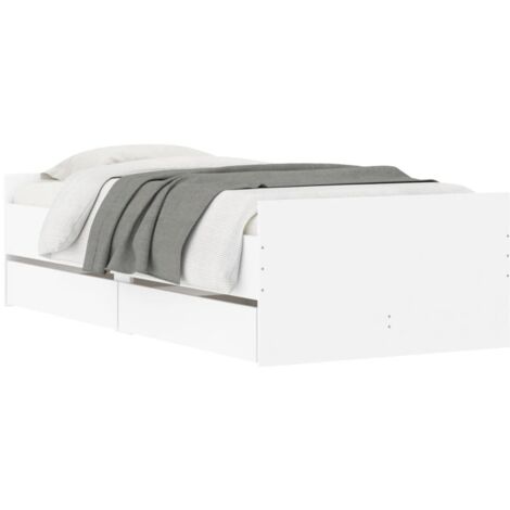 Giroletto con Cassetti Bianco 100x200 cm vidaXL